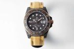 ROLEX GMT-Master II Cal.3186 Movement Breitling Avenger Dial Wrist Black Watch